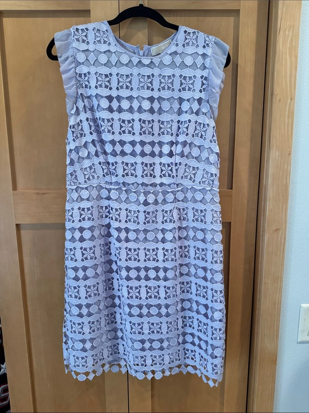 Michael Kors Lavender Lace Midi Dress